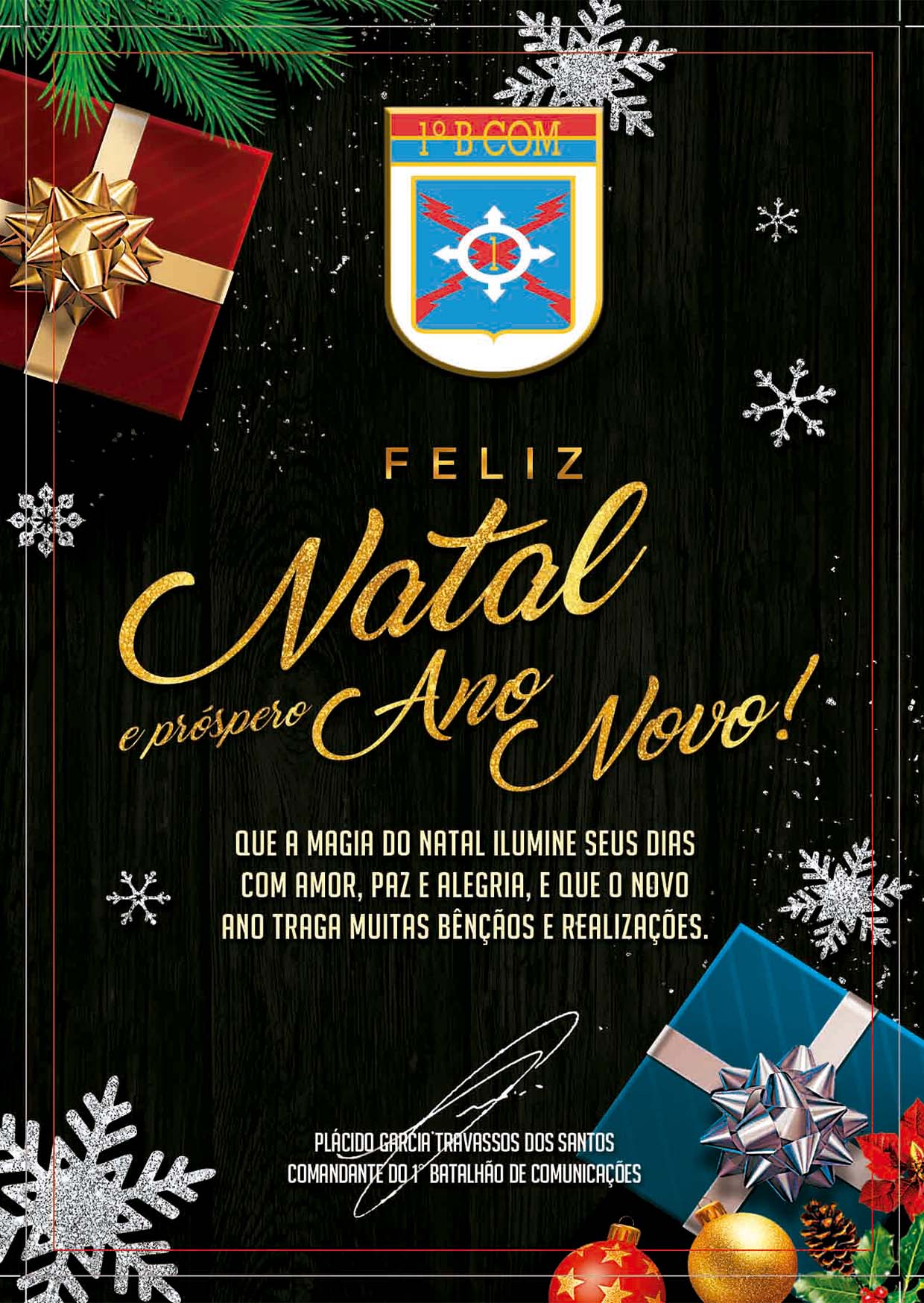 Feliz Natal e um próspero Ano Novo!